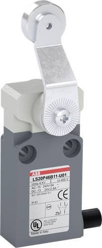 ABB LS20P46B11-U01 Positionsschalter mit Kuppenstößel, 10A, IP67, Grau - Bild 1