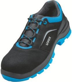 Uvex Halbschuhe 2 xenova S2 Sicherheitsschuhe Schwarz Blau Weite 11 Größe 37 - Bild 1