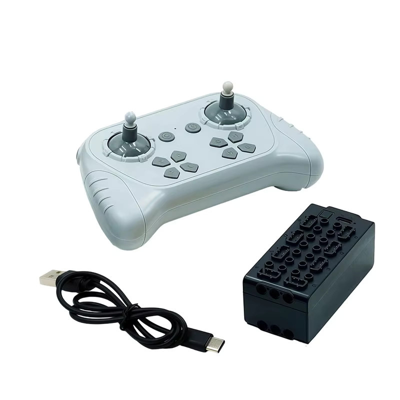 stemedu Power Functions Motor Bausteine Set, APP-Steuerungs-Kit, 8-Wege Fernbedienung - Bild 2