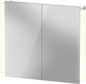 Duravit Spiegelschrank Ketho.2 mit 2 Türen in Silber, B/H/T: 80 x 70 x 15,7 cm - Bild 1