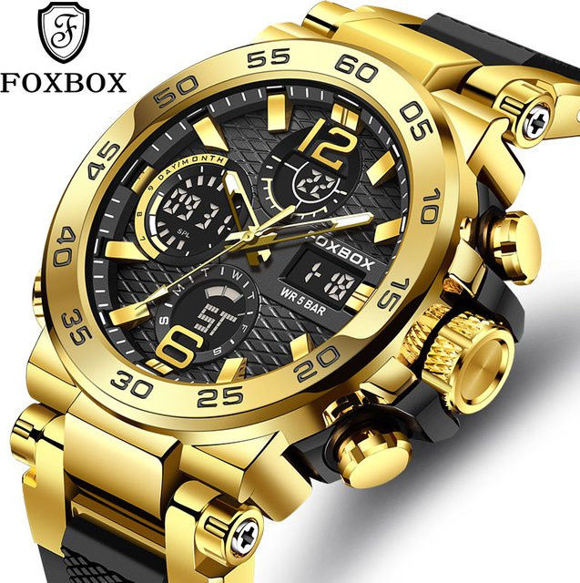 LIGE Chronograph Sportuhr, Quarz, Herren - Bild 1