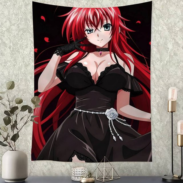 Mesuca Anime High School DxD Wandbehang im Bohemian Mandala Design, Mehrfarbig - Bild 1
