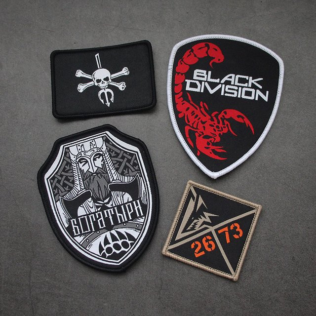 YTYIN Taktisches Armband, Black Division Bogatyrs, Gestickter Aufnäher - Bild 1