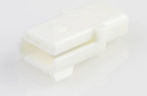 Molex Stift- und Buchsengehäuse-Kabel, 3 Polzahl, Weiß, 368770003 - Bild 1