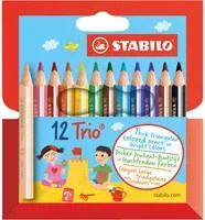 STABILO Buntstift Trio dick kurz, Mehrfarbig - Bild 1