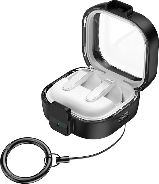 Transparente Hartschalenhülle mit Sicherheitsverschluss für Samsung Galaxy Buds 4 Pro Stoßfeste Vollschutzhülle für dein Kopfhörer-Etui - Bild 1