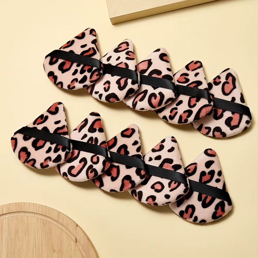 HUAZDS Puderquasten-Set, 10-teilig, Animal-Print, Unisex - Bild 5