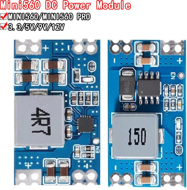 Si Tai&SH mini560 DC-DC Step-Down Spannungsregler Modul in Blau mit 3,3V 5V 9V 12V Ausgang - Bild 1