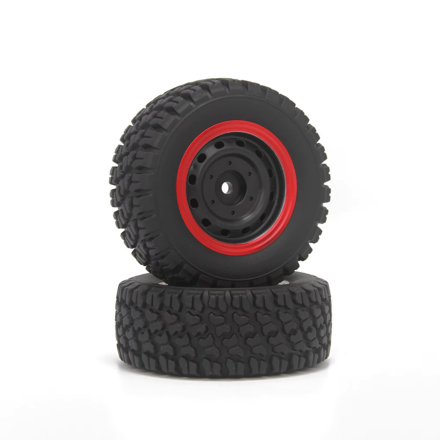 NeebRC Gummireifen, 80mm, 12mm Hex, für 1/16 Offroad RC Auto - Bild 2