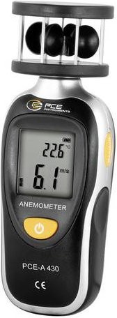 PCE Instruments Schalenkreuzanemometer PCE-A 430 in Silber - Bild 1