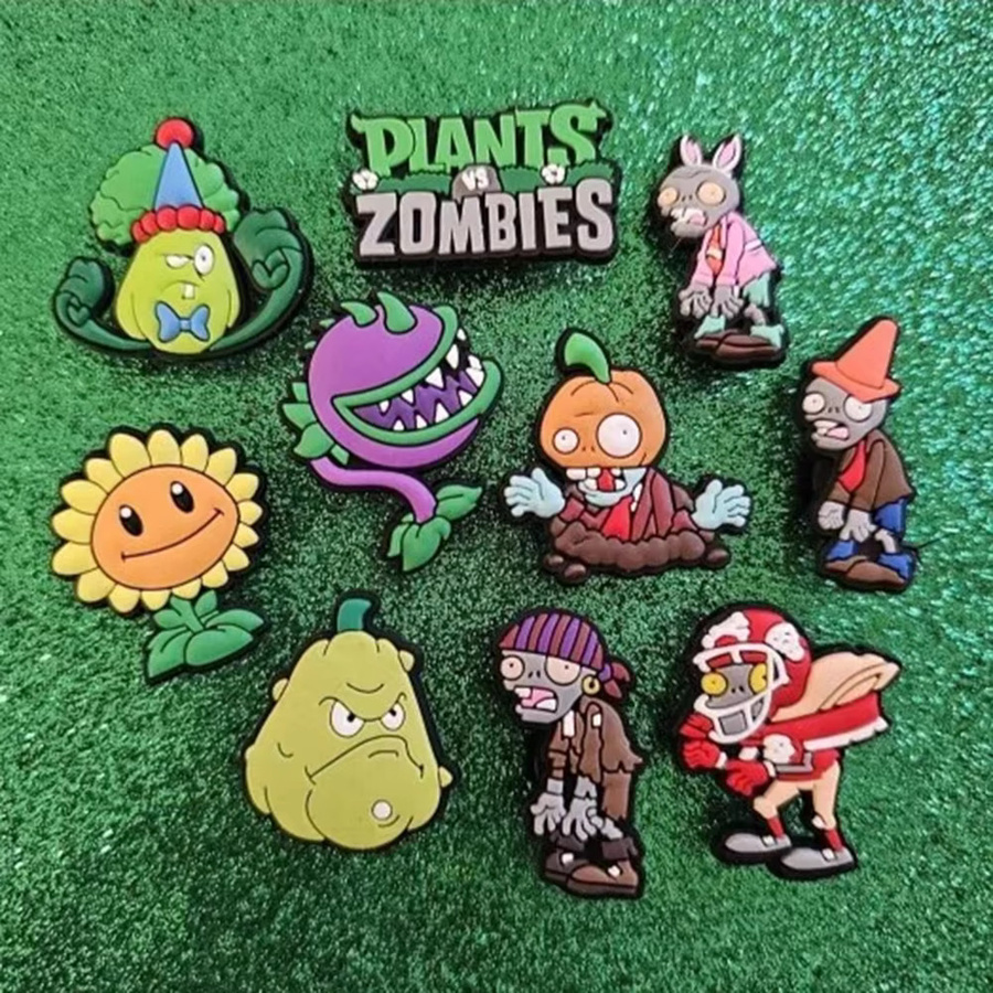 Schuh-Charms Cartoon-Pflanzen, Kinder - Bild 2