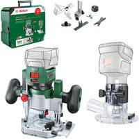 Bosch Home and Garden 2in1 Akku-Kanten- und Oberfräse AdvancedTrimRouter 18V-8 Combi-Set in Grün/Schwarz mit 6mm Fräser - Bild 1