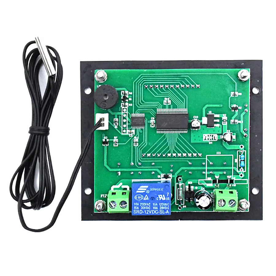 Gaqqee W1412 Digitaler Thermostat mit Mikrocomputer und Digitalanzeige, Hohe Präzision 0,1 °C, Blau - Bild 3