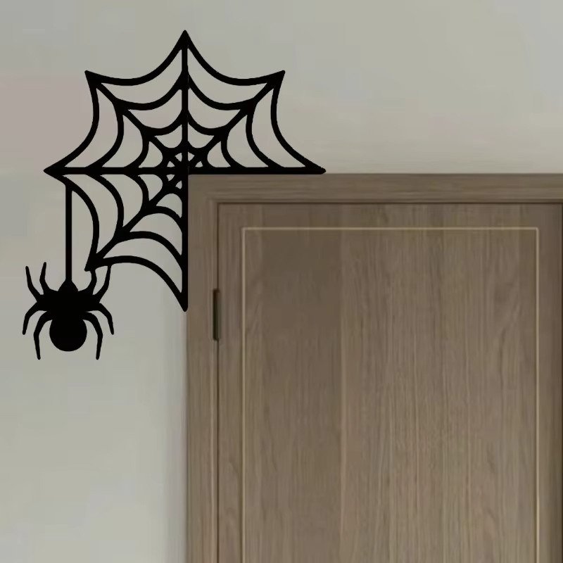 CIFBUY Cartoon Wandskulptur für Türrahmen in Schwarz als Halloween- und Weihnachtsdekoration mit Tiermotiven - Bild 4