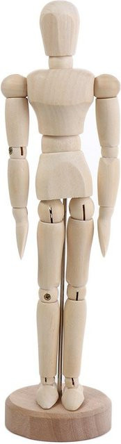 Binchi Outdoor Holzspielzeug, Action-Spielzeugfiguren, Bewegliche Gliedmaßen - Bild 1