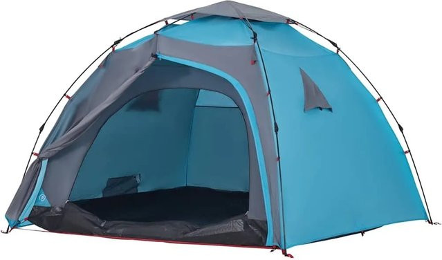 vidaXL Kuppel-Campingzelt für 4 Personen in Blau mit Quick Release System 4004243 - Bild 1