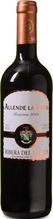 Allende la Vega Reserva Rotwein Ribera del Duero Tempranillo 0,75 l