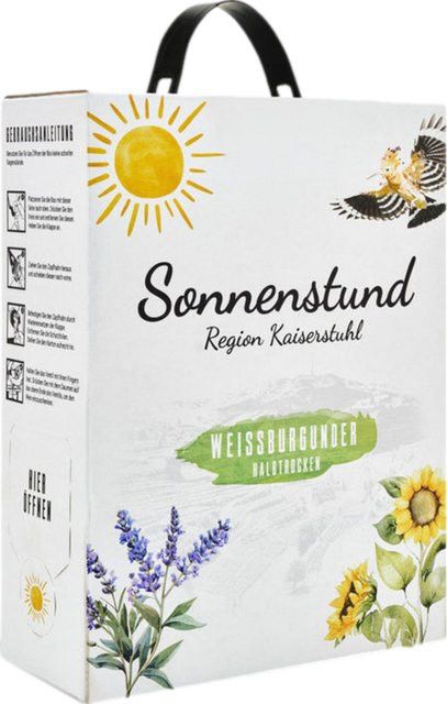 Oberrotweiler Weißburgunder Weißwein, Baden, halbtrocken, 2025, 3,0 l - Bild 1