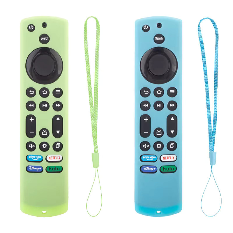 Silikon-Fernbedienungshülle in Blau für Fire TV Stick 4K Max 2. Generation, Fire TV Omni Series und Fire TV 4-Series sowie Toshiba und Insignia Fernbedienungen - Bild 2