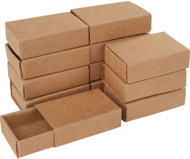 VBS Streichholzschachteln aus Kraftpapier in Braun für Adventskalender und Weihnachten - Bild 1