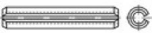 TOOLCRAFT Spannstifte aus Federstahl in Silber, Durchmesser: 7 mm, Länge: 70 mm, 50 Stück - Bild 1