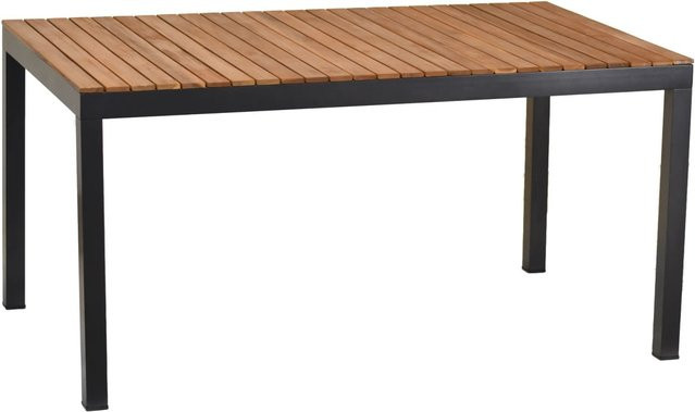 Merxx Gartentisch Naxos aus Akazie in Braun, Rechteckig, B: 90 cm, T: 74 cm - Bild 1