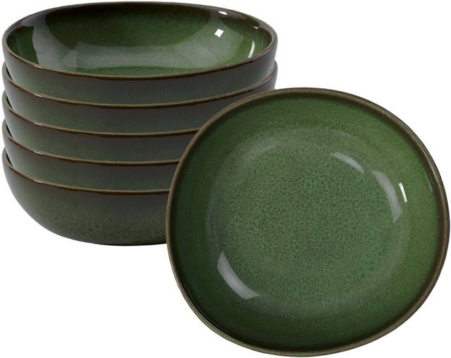 Villeroy & Boch like. Lave Schalen Set, 6er Set, Grün, Durchmesser: 17 cm - Bild 1