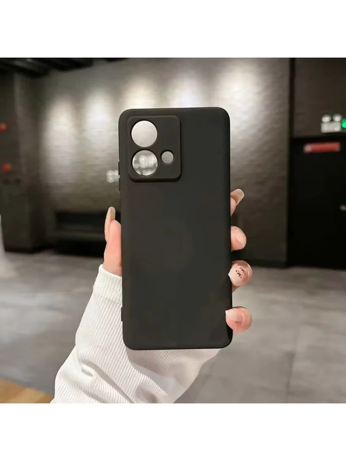 TPU-Flüssigsilikon-Schutzhülle für Motorola EDGE 50 Fusion Pro 50 40 30 NEO in Schwarz oder Lila - Bild 2