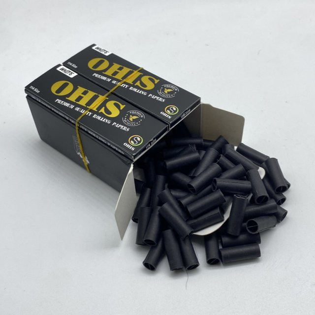 2 Packungen unraffinierte Rollfilter aus natürlichem Papier, 120 Körner, Farbe Schwarz - Bild 1
