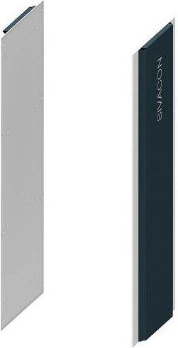 Siemens Seitenwand aus Stahlblech in Blau und Grün, Modell 8PQ2520-8BA01 - Bild 1