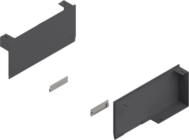Blum Abdeckkappen-Set Aventos HK top aus Kunststoff in Tiefgrau - Bild 1