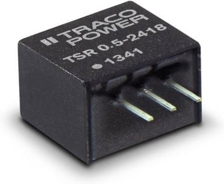 TracoPower TSR 0.5-2418 DC/DC-Wandler Print 24 V/DC auf 12 V/DC 500mA Schwarz - Bild 1