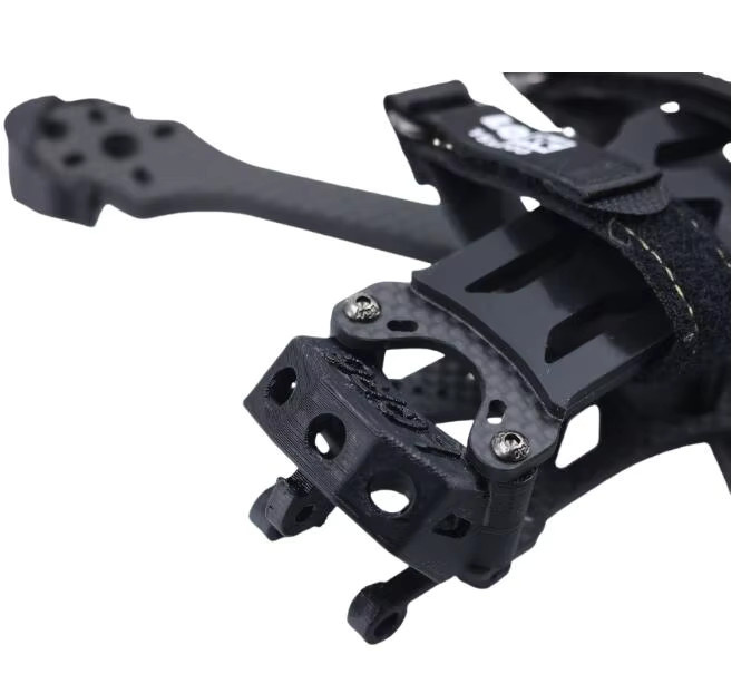 RCMOY T700 Carbonfaser Wide X Racing Rahmenkit 5 Zoll in Schwarz für APEX-V2-HD DJI Vista Unit O3 Analog VTX RC FPV, Breite: 223 mm - Bild 2