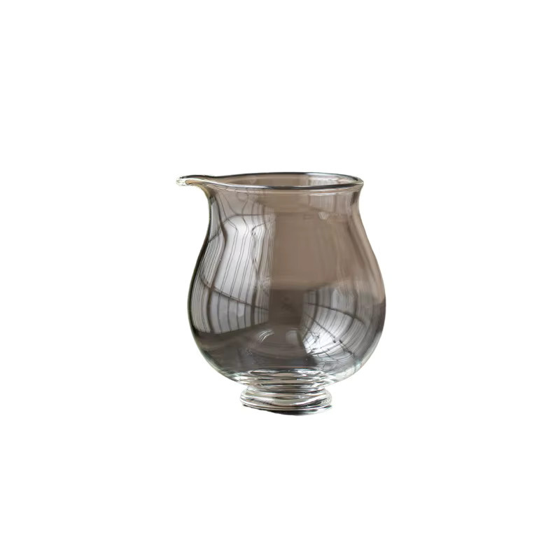Fairness Cup aus hitzebeständigem Borosilikatglas im chinesischen Stil, transparent, Meer - Bild 7