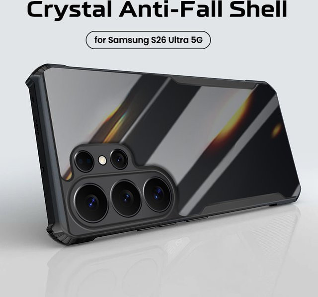 Transparente Kristall-Acryl Schutzhülle für Samsung Galaxy S26 Ultra und Samsung Galaxy S26 Plus, stoßfeste Panzerhülle - Bild 1