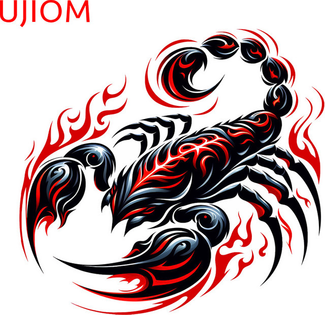 UJIOM Wandaufkleber Scorpion Motiv in Mehrfarbig für Schrank und Flur Dekoration - Bild 1