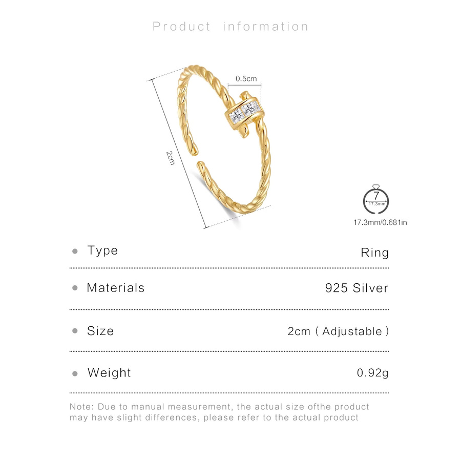 ANDYWEN Ring, 925 Silber, Zirkonia, Damen - Bild 2