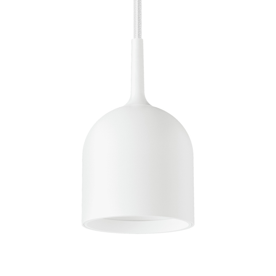 Luxvenum SIMPLEX Pendelleuchte aus Aluminium in Weiß, dimmbar, LED, höhenverstellbar - Bild 1