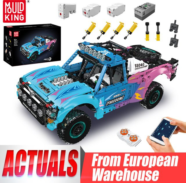 Mould King 18040 Technischer RC-LKW mit Luftfederung, Trophy Truck Bausatz - Bild 1