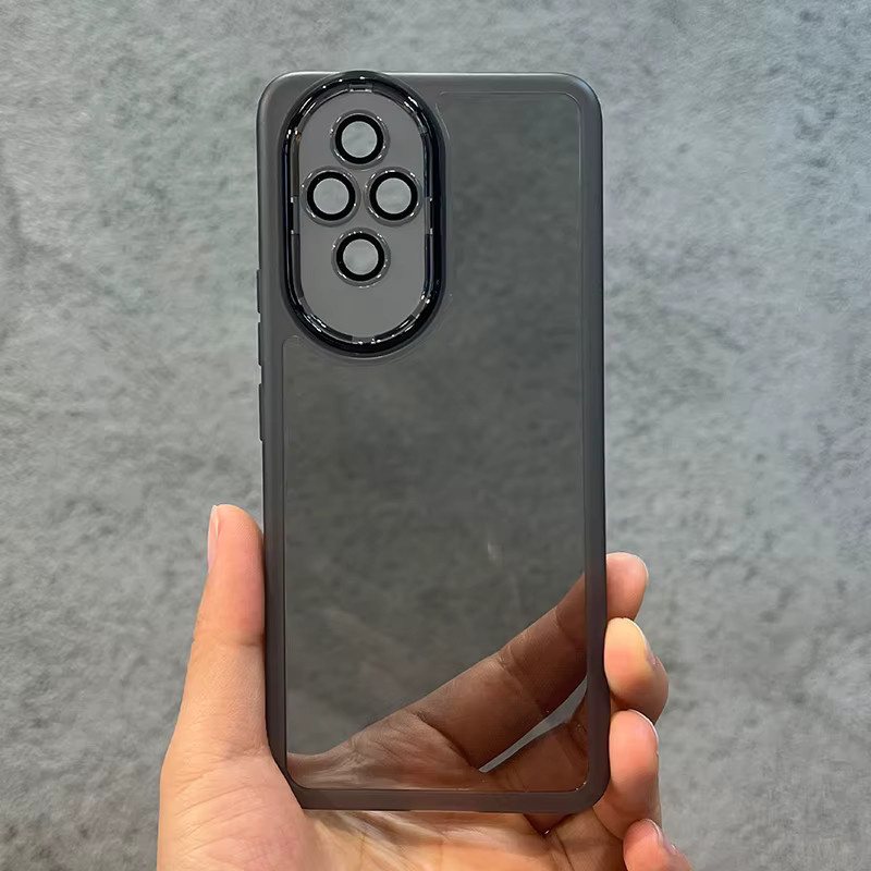 Stoßfeste Silikon Schutzhülle für Honor 200 Pro, Honor 200 und Honor 200 Lite in Transparent - Bild 1