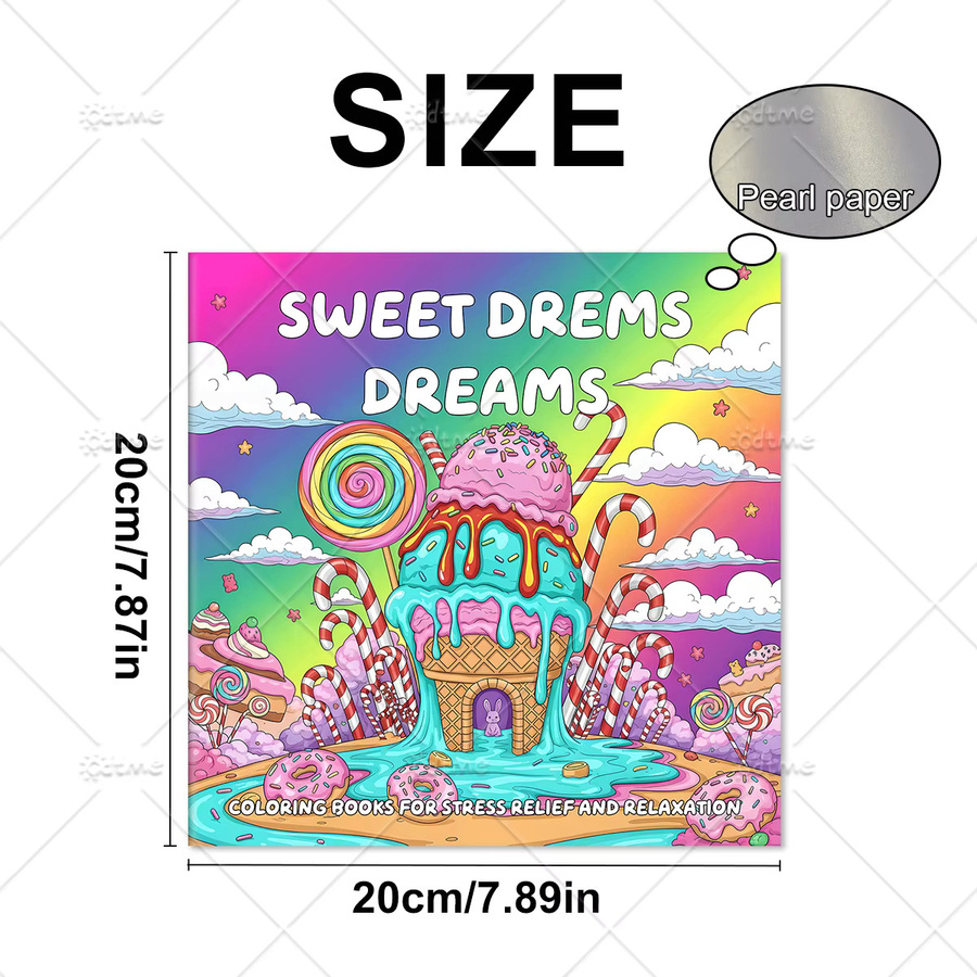 SWEET DREMS DREAMS Malbuch, Erwachsene, Mehrfarbig - Bild 2