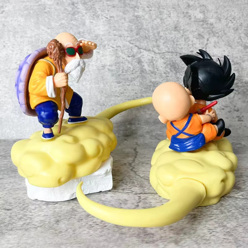Bandai Dragon Ball Z Goku Krillin Meister Roshi Figurenset, Kunststoff, Bunt / Mehrfarbig - Bild 2