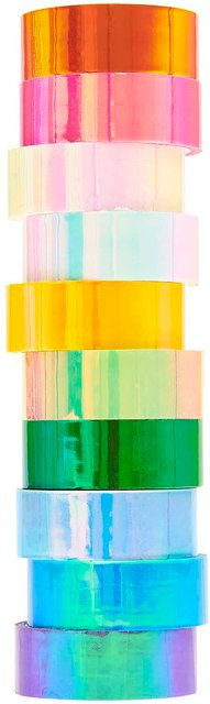 Rico Design Paper Poetry Washi Tape Mirror Rainbow in Multicolor und Pastellfarben - Bild 1