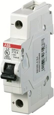 ABB S201UDC-Z1.6 Leitungsschutzschalter 1,6A 60V Weiß - Bild 1