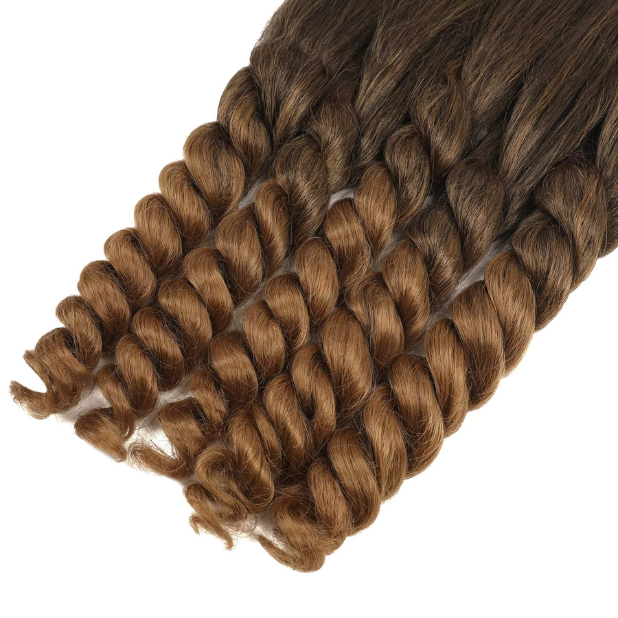 YAKIBEAUTY Lockiges Synthetisches Flechtenhaar, 5er Set, Unisex - Bild 5