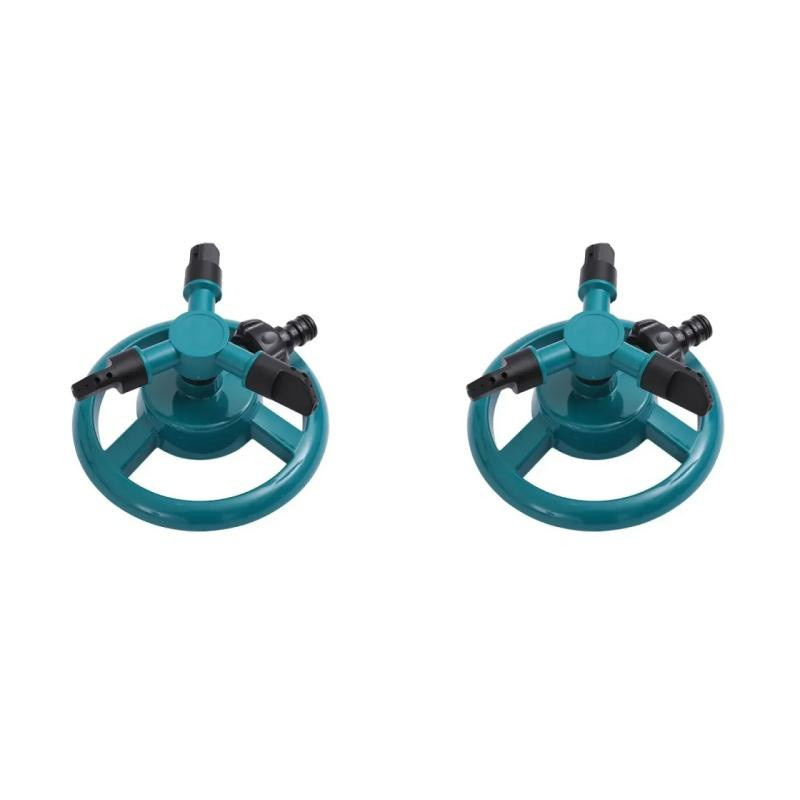 Yiran Furniture Automatischer Sprinkler mit 360 Grad Rotation für die Gartenbewässerung in Grün - Bild 4