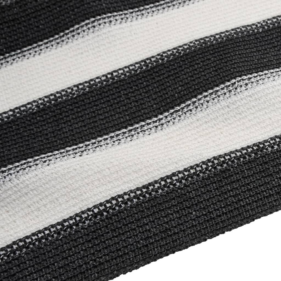 vidaXL Sichtschutznetz Zaunblende aus HDPE in Anthrazit und Weiß, 1,8 x 50 m - Bild 7