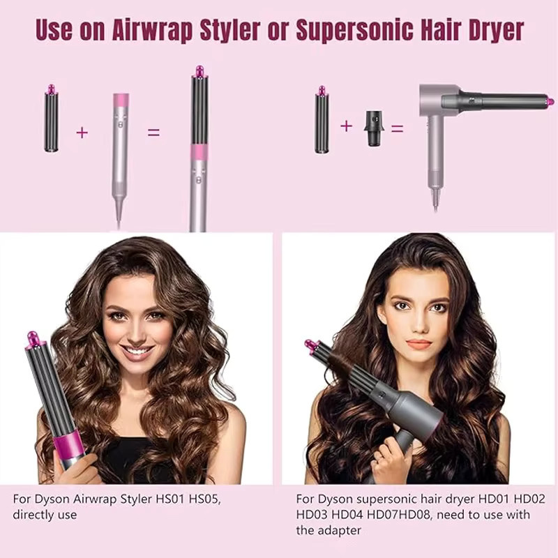 Dyson Haar-Lockenfässer 40 mm, für Airwrap Styler HS05/HS01, mit Adapter - Bild 2