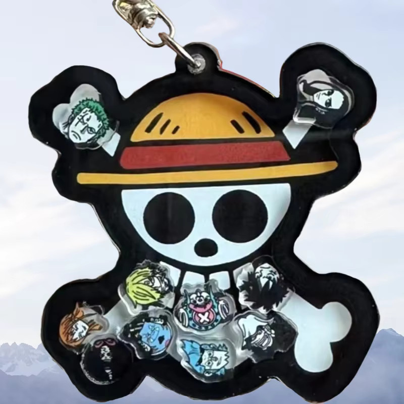 ONE PIECE Luffy Strohhut-Anhänger, Schlüsselanhänger, Bunt / Mehrfarbig - Bild 4