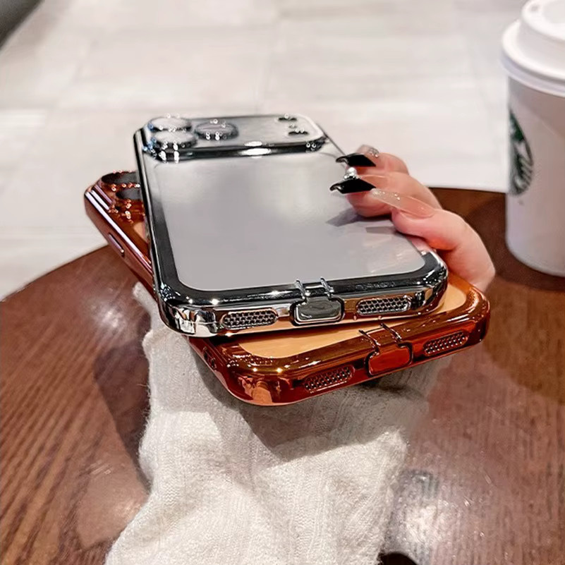 Stoßfeste TPU-Schutzhülle mit Staubschutz für Apple iPhone 12 bis iPhone 17 Pro Max, Transparent - Bild 2